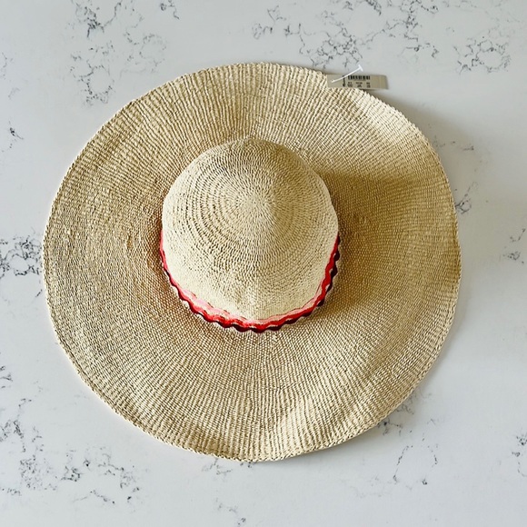 Madewell x Biltmore Rickrack Straw Hat - Picture 4 of 9